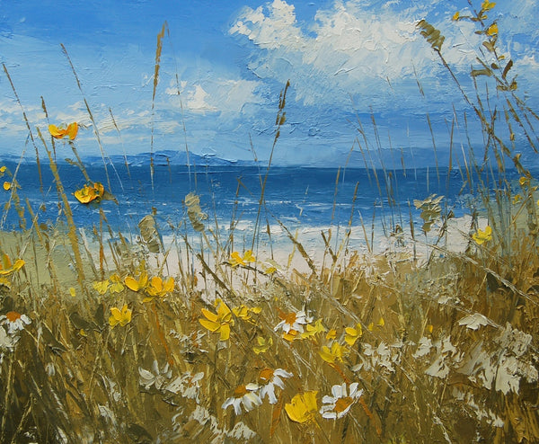 Beach Edge Flowers (card)