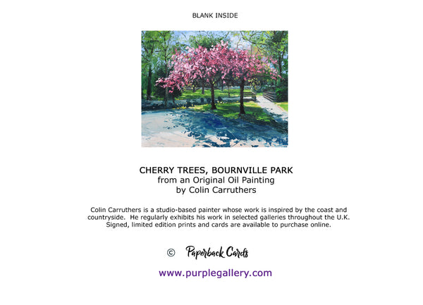 Cherry Trees, Bournville Park (card)