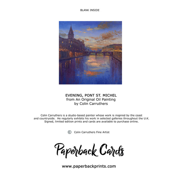 Evening, Pont St. Michel (card)