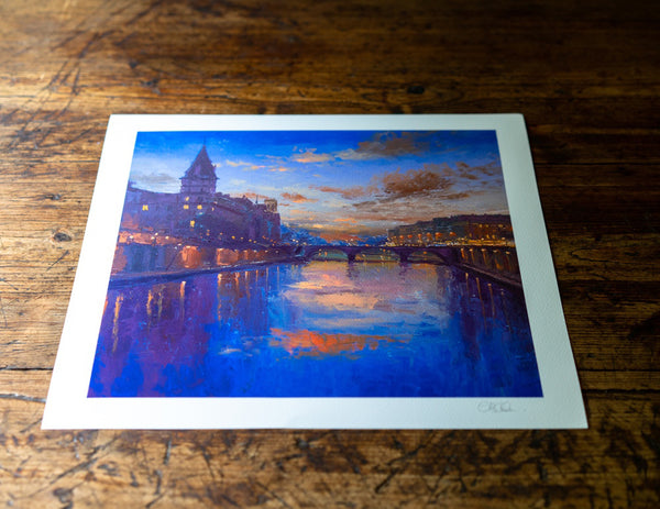 Evening, Pont St. Michel (Giclee Print)