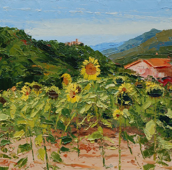 Field of Sunflowers (card)