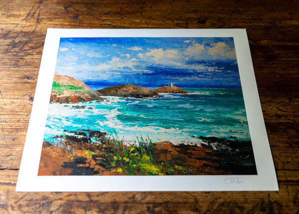 Lighthouse at the Ocean's Edge (Giclee Print) GP5