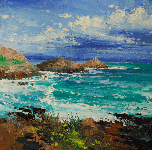Lighthouse at the Ocean's Edge (Giclee Print) GP5