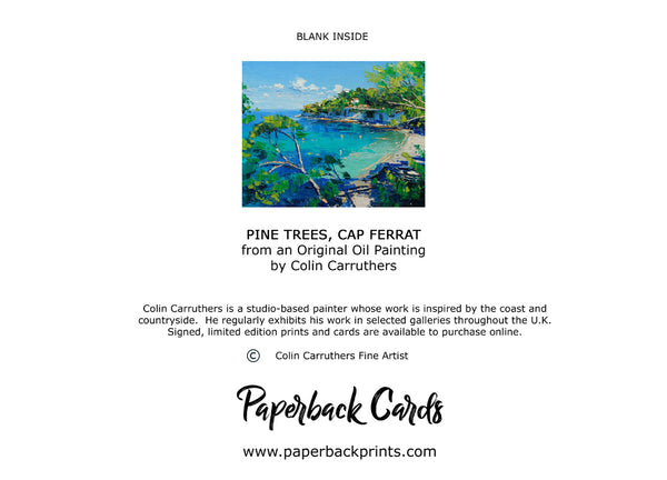 Pine Trees Cap Ferrat (card)